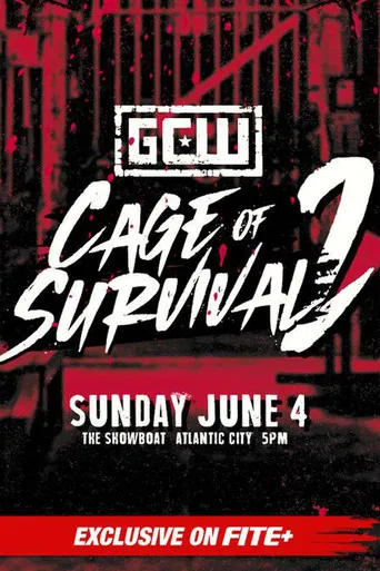 GCW Cage of Survival 2 poster