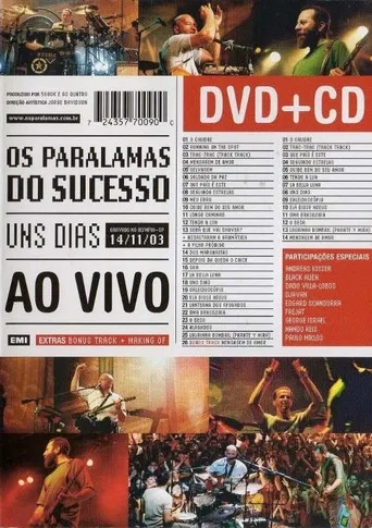 Os Paralamas do Sucesso - Uns Dias Ao Vivo poster