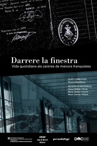 Darrere la finestra poster