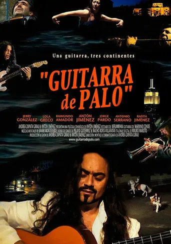 Guitarra de palo poster