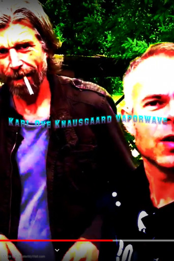 Karl Ove Knausgaard Vaporwave poster
