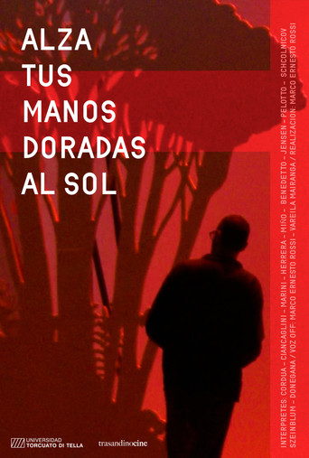 Alza tus manos doradas al sol poster