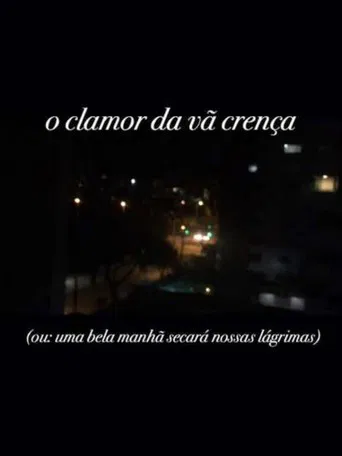 the unbearable crying of vain belief poster