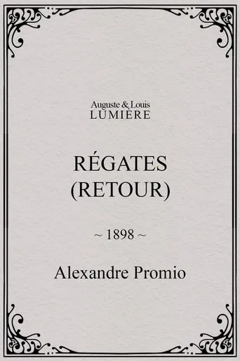 Régates (retour) poster