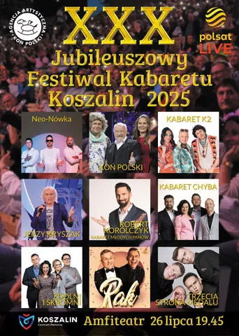 XXX Jubileuszowy Festiwal Kabaretu Koszalin poster