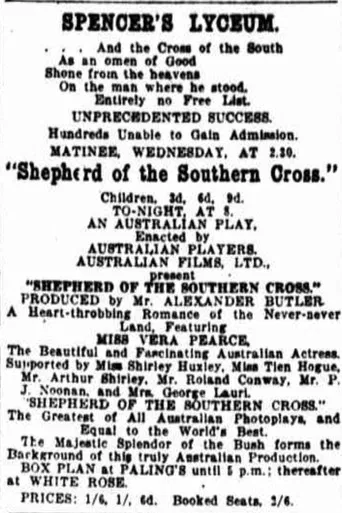 The Shepherd of the Southern Cross poster