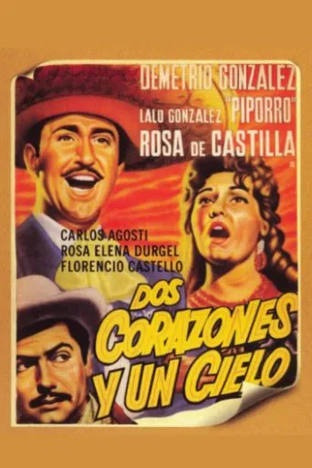 Dos corazones y un cielo poster