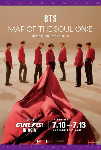 BTS MAP OF THE SOUL ON:E poster