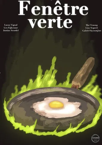 Fenêtre verte poster