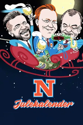 Natholdets julekalender poster