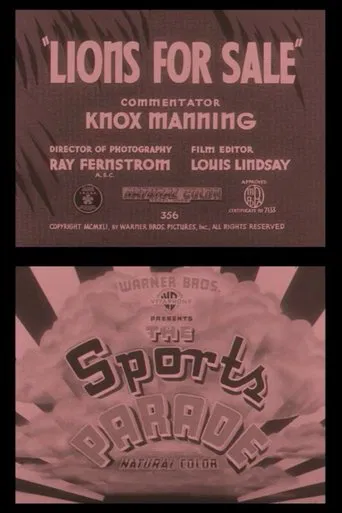 Lions for Sale poster