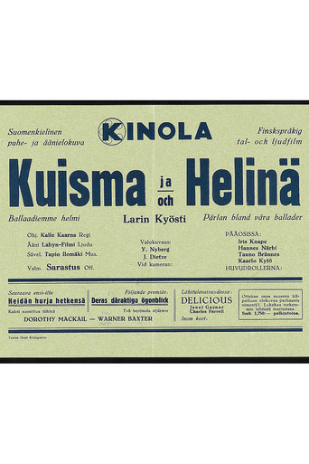Kuisma ja Helinä poster