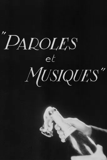 Paroles et musiques poster