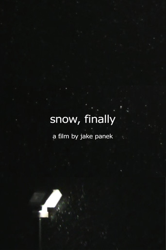 snow, finally poster