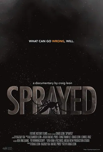 Sprayed poster