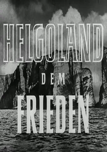 Helgoland dem Frieden poster