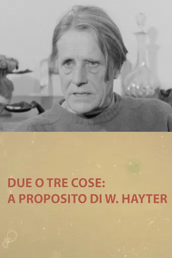 Due o tre cose: a proposito di W. Hayter poster
