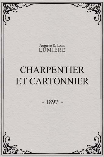 Charpentier et cartonnier poster