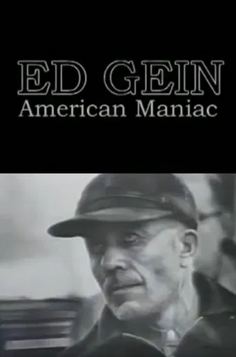 Ed Gein: American Maniac poster