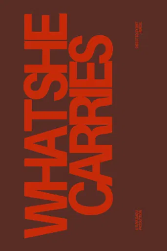 What She Carries poster