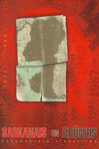 Sarkanais un brūnais poster