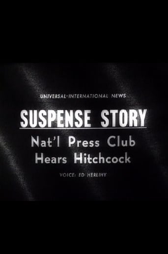 Suspense Story: Nat'l Press Club Hears Hitchcock poster