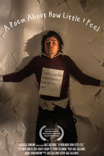 A Poem About How Little I Feel poster
