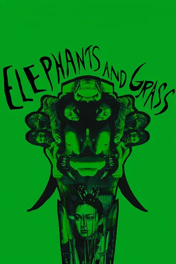 Elephants and Grass poster