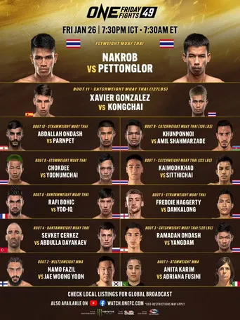ONE Friday Fights 49: Nakrob vs. Pettonglor poster
