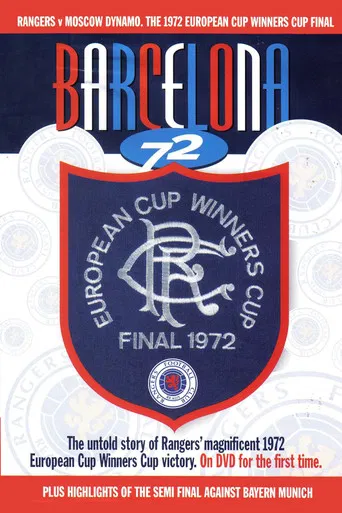 Rangers F.C - Barcelona ’72 European Cup Winner Cup poster