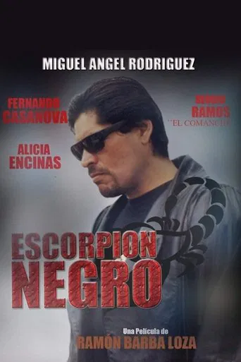 Escorpión negro poster