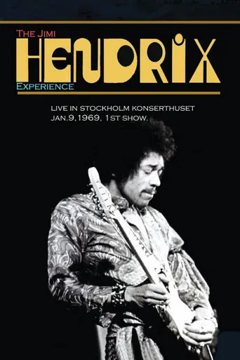 Jimi Hendrix Live in Stockholm 1969 poster