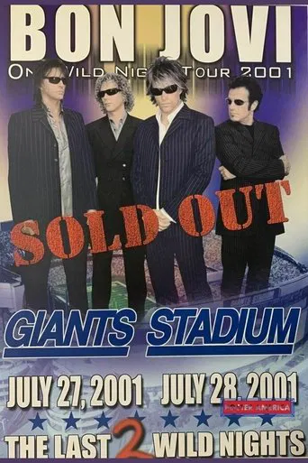 Bon Jovi | Live at Giants Stadium, 2001 poster