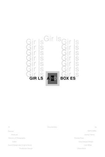 Girls and Boxes poster