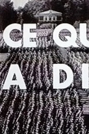 Ce qu'il a dit, ce qu'il a fait poster