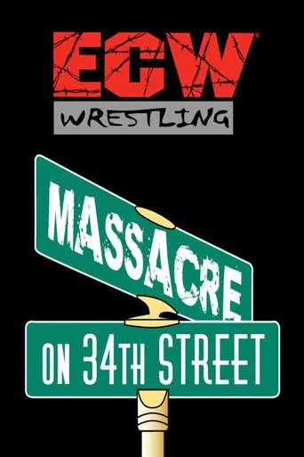 ECW Massacre on 34th Street poster