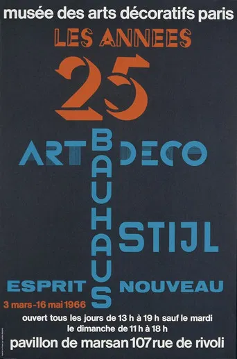 Les années 25 poster