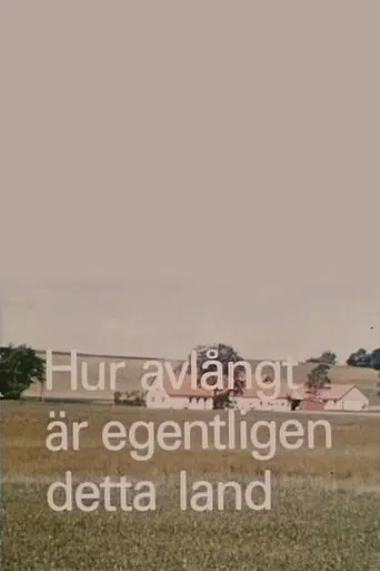 Hur avlångt är egentligen detta land? poster
