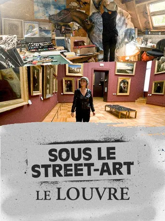 Sous le street-art, le louvre poster