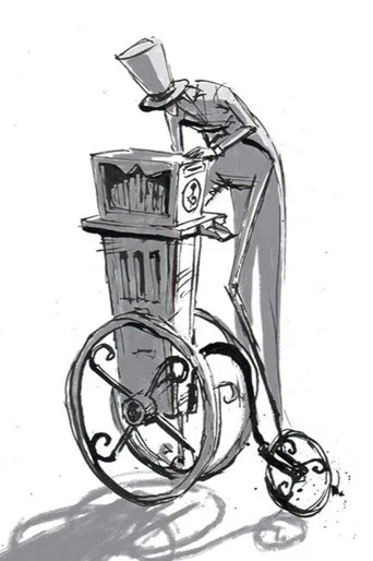 O Homem das Pernas Altas poster