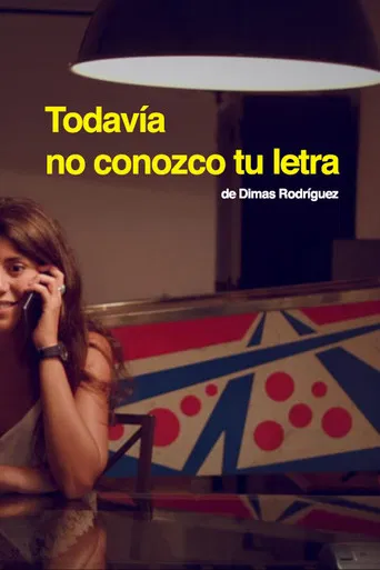 Todavía no conozco tu letra poster