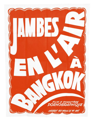 Jambes en l'air à Bangkok poster