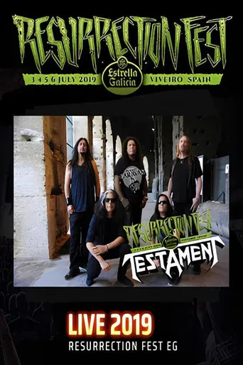 Testament - Live at Resurrection Fest EG 2019 poster