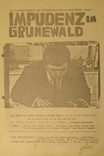 Impudence in Grunewald poster