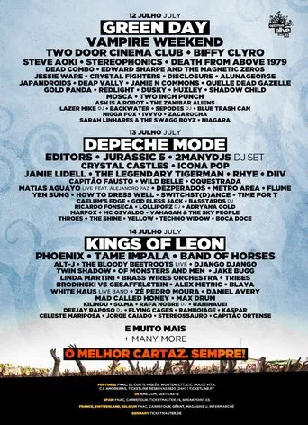 Green Day - Optimus Alive poster