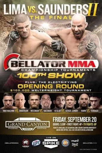 Bellator 100: Lima vs. Saunders poster