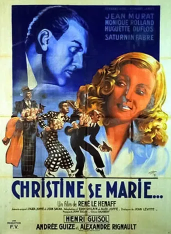 Christine se marie poster