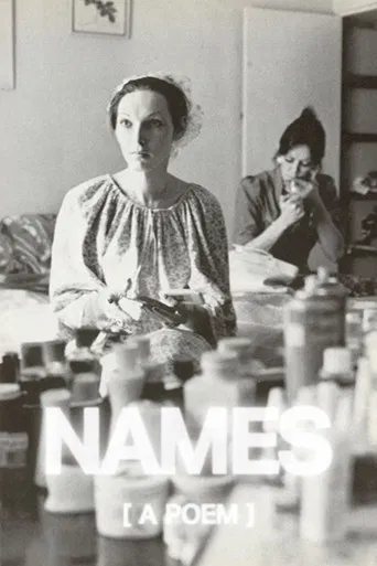 names [a poem] poster