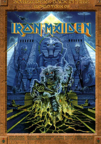 Iron Maden - Somewhere Back in Time World Tour '08, Mumbai India poster