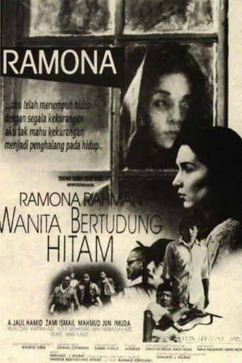 Wanita Bertudung Hitam poster